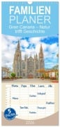 Cover-Bild zum Titel 'Familienplaner 2026 - Gran Canaria - Natur trifft Geschichte mit 5 Spalten (Wandkalender, 21 x 45 cm) CALVENDO' von 'Sell Pixs:Sell'