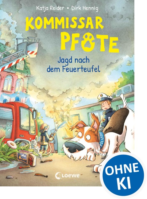 Kommissar Pfote (Band 8) - Jagd nach dem Feuerteufel - Katja Reider