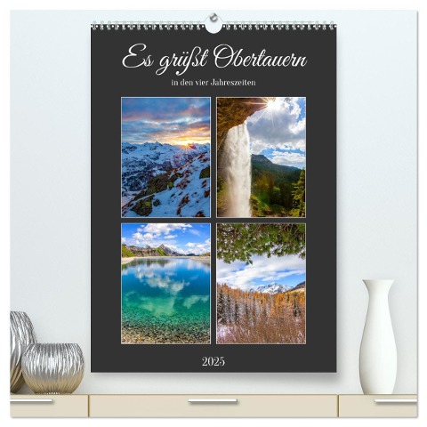 Es grüßt Obertauern (hochwertiger Premium Wandkalender 2025 DIN A2 hoch), Kunstdruck in Hochglanz - Christa Kramer