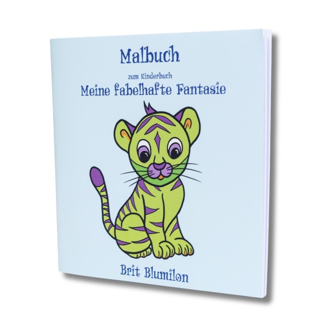 Malbuch zum Kinderbuch Meine fabelhafte Fantasie - 
