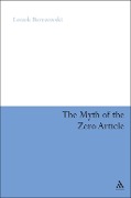 The Myth of the Zero Article - Leszek Berezowski