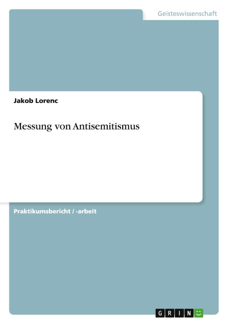 Messung von Antisemitismus - Jakob Lorenc