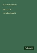 Cover-Bild zum Titel 'Richard III' von 'William Shakespeare'