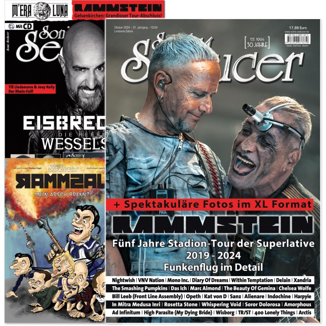 Sonic Seducer - Rammstein Live 2019-2024, LIMITED Edition + Rammsau Comic + 11-2024 - 