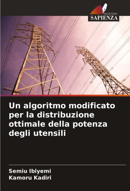 Un algoritmo modificato per la distribuzione ottimale della potenza degli utensili - Semiu Ibiyemi, Kamoru Kadiri