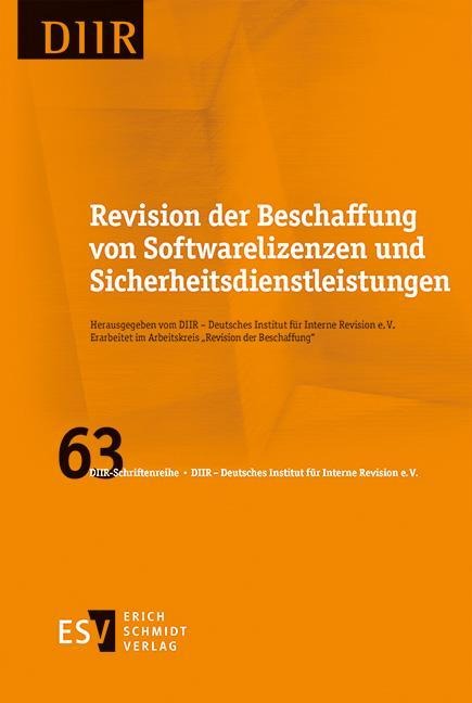 Revision der Beschaffung von Softwarelizenzen und Sicherheitsdienstleistungen - 