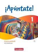 Cover-Bild zum Titel '¡Apúntate! Band 1 - Grammatikheft mit Erklärfilmen' von 'Henning Peppel, Joachim Balser'
