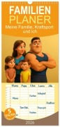 Cover-Bild zum Titel 'Familienplaner 2026 - Meine Familie, Kraftsport und ich mit 5 Spalten (Wandkalender, 21 x 45 cm) CALVENDO' von 'Kerstin Waurick'