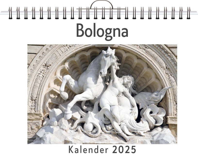 Bologna - (Wandkalender 2025, Kalender DIN A4 quer, Monatskalender im Querformat mit Kalendarium, das perfekte Geschenk) - Louis Braun