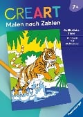 Cover-Bild zum Titel 'CreArt Malen nach Zahlen ab 7: Gefährliche Tiere' von ''