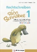 Cover-Bild zum Titel 'Rechtschreiben mit Rico Schnabel, Klasse 1 - silbierte Ausgabe' von 'Stefanie Drecktrah, Mareike Hahn'