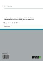 Kleines Wörterbuch zur Militärgeschichte der DDR - Denis Strohmeier