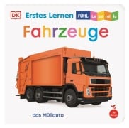 Cover-Bild zum Titel 'Erstes Lernen Fühl-Leporello. Fahrzeuge' von 'DK Erstes Lernen'