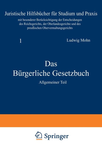 Das Bürgerliche Gesetzbuch - Ludwig Mohn