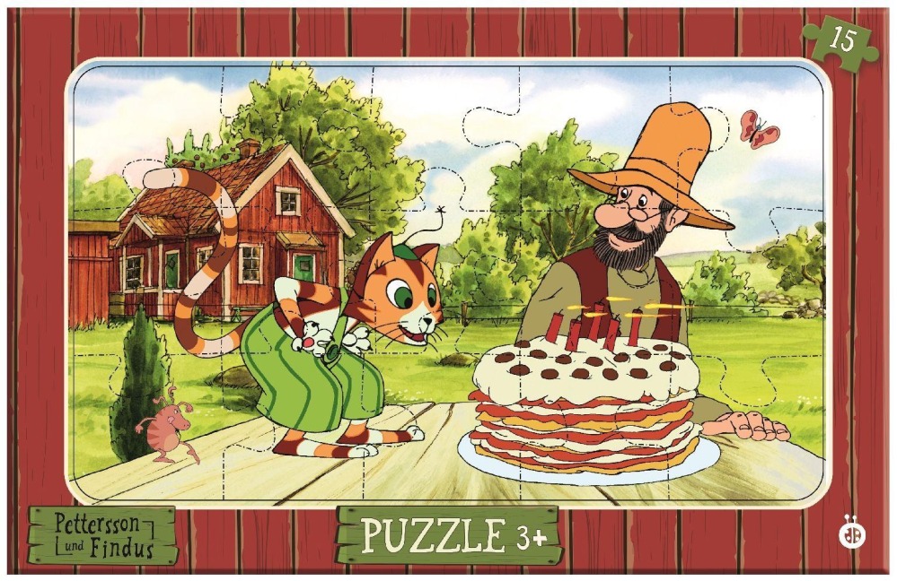 Rahmenpuzzle Pettersson und Findus 15-teilig - 