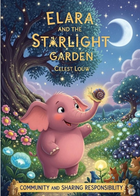 Elara and the Starlight Garden (Elara's Cosmic Cuddle Quest, #54) - Celest Louw