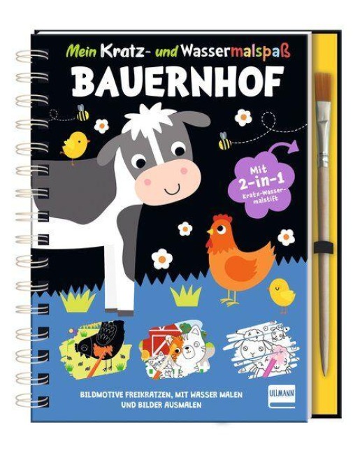 Mein Kratz- und Wassermalspaß - Bauernhof - 