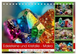 Cover-Bild zum Titel 'Edelsteine und Kristalle - Makro (Tischkalender 2027 DIN A5 quer), CALVENDO Monatskalender' von 'Torsten Irmer'