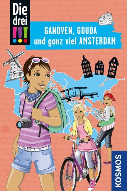 Die drei !!!, Ganoven, Gouda und ganz viel Amsterdam - Jule Ambach