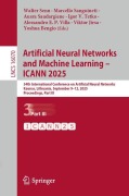 Cover-Bild zum Titel 'Artificial Neural Networks and Machine Learning - ICANN 2025' von ''
