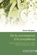 Cover-Bild zum Titel 'De la connaissance à la compétence' von 'Xavier Roegiers'
