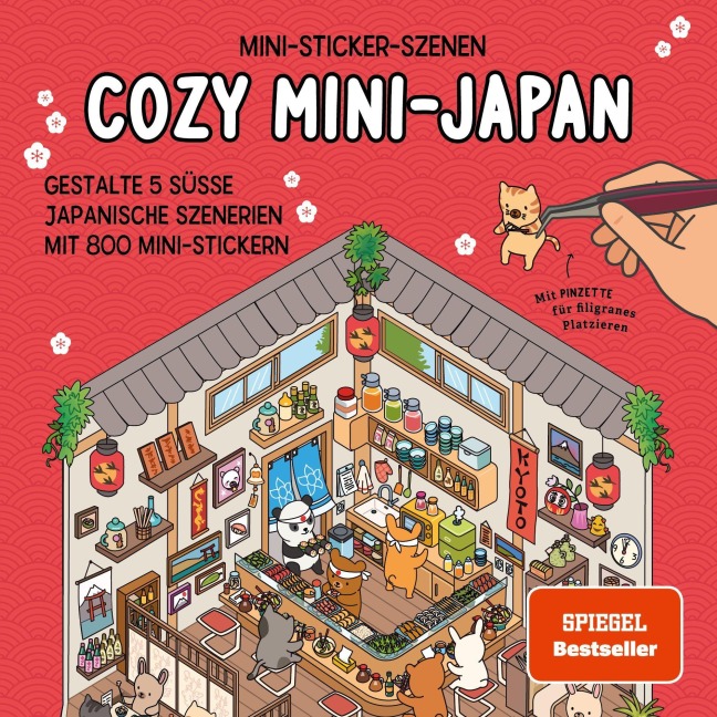 Mini-Sticker-Szenen - Cozy Mini-Japan I 3D-Sticker - 
