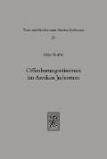 Cover-Bild zum Titel 'Offenbarungsstimmen im Antiken Judentum' von 'Peter Kuhn'