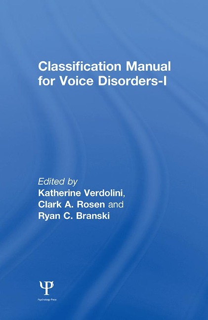 Classification Manual for Voice Disorders-I - 