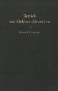 Betrieb von Elektrizitätswerken - Heinrich Freiberger