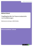 Cover-Bild zum Titel 'Tragflügelprofile für Transversalantriebe von Seefahrzeugen' von 'Michael Dienst'