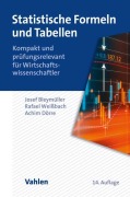 Cover-Bild zum Titel 'Statistische Formeln und Tabellen' von 'Josef Bleymüller, Rafael Weißbach'