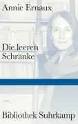 Cover-Bild zum Titel 'Die leeren Schränke' von 'Annie Ernaux'