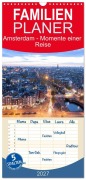 Cover-Bild zum Titel 'Familienplaner 2027 - Amsterdam - Momente einer Reise mit 5 Spalten (Wandkalender, 21 x 45 cm) CALVENDO' von 'Hans Zaglitsch'