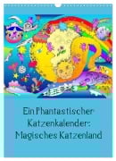 Cover-Bild zum Titel 'Ein phantastischer Katzenkalender: Magisches Katzenland (Wandkalender 2026 DIN A3 hoch), CALVENDO Monatskalender' von 'Silke Thümmler'
