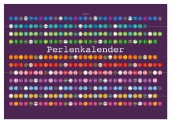 Cover-Bild zum Titel 'Perlenkalender (Wandkalender 2026 DIN A2 quer), CALVENDO Monatskalender' von 'ROTH-Design Bettina Roth'