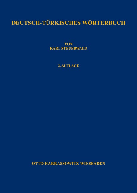 Deutsch - Türkisches Wörterbuch - Karl Steuerwald