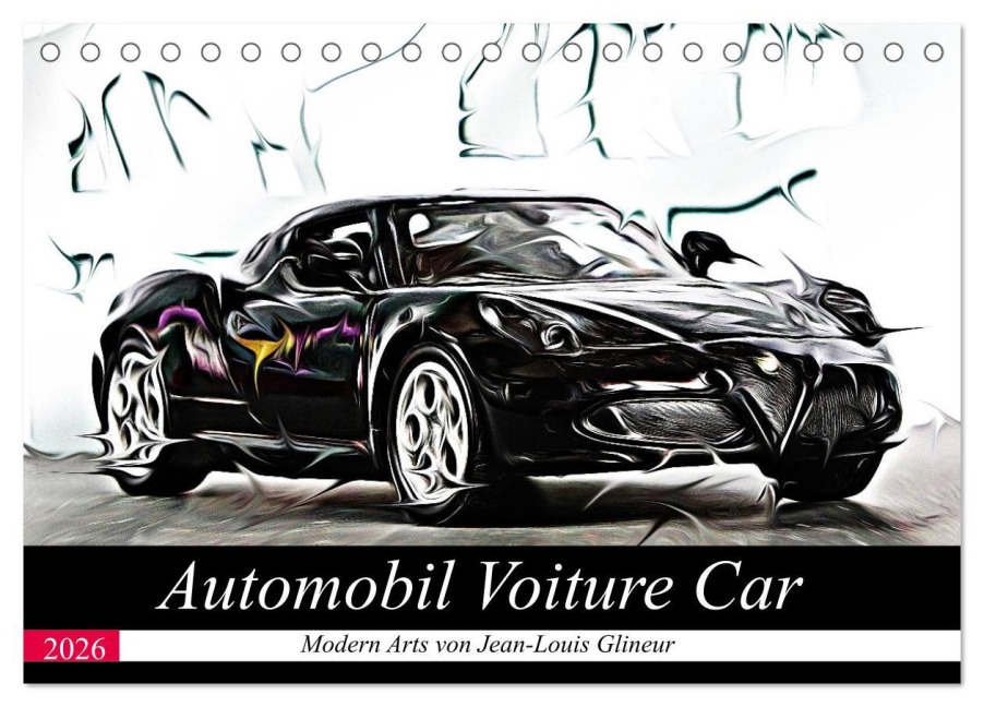 Automobil Voiture Car (Tischkalender 2026 DIN A5 quer), CALVENDO Monatskalender - Jean-Louis Glineur alias DeVerviers