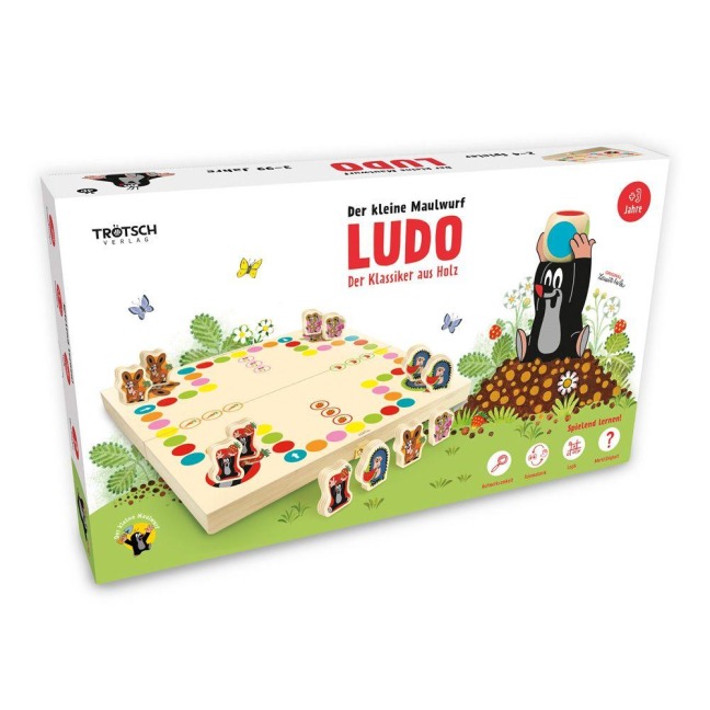 TRÖTSCH - Der kleine Maulwurf Spiel Ludo - 