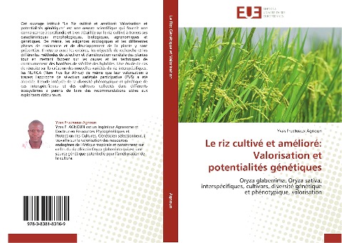 Le riz cultivé et amélioré: Valorisation et potentialités génétiques - Yves Fructueux Agnoun