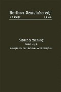 Cover-Bild zum Titel 'Schulverwaltung' von 'Berliner Gemeinderecht'