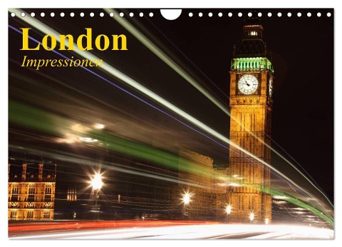 London ¿ Impressionen (Wandkalender 2024 DIN A4 quer), CALVENDO Monatskalender - Elisabeth Stanzer