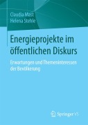 Cover-Bild zum Titel 'Energieprojekte im öffentlichen Diskurs' von 'Helena Stehle, Claudia Mast'