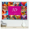 3D - Abstrakte und futuristische Illustrationen (hochwertiger Premium Wandkalender 2025 DIN A2 quer), Kunstdruck in Hochglanz - Dirk Meutzner