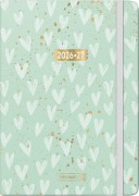 Cover-Bild zum Titel 'Schülerkalender 2026/2027 "Hearts" | A5, Textil' von ''