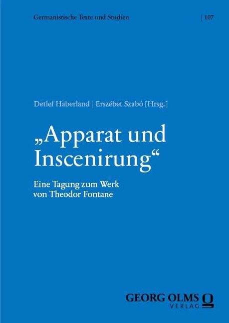 "Apparat und Inscenirung" - 