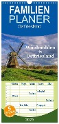 Familienplaner 2025 - Windmühlen in Ostfriesland mit 5 Spalten (Wandkalender, 21 x 45 cm) CALVENDO - LianeM LianeM