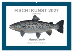 Cover-Bild zum Titel 'Fisch als Kunst 2027: Seeforellen (Wandkalender 2027 DIN A2 quer), CALVENDO Monatskalender' von 'Paul Vecsei'