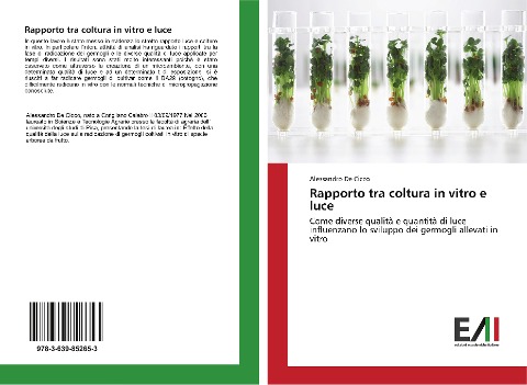 Rapporto tra coltura in vitro e luce - Alessandro De Cicco