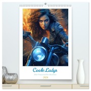 Cover-Bild zum Titel 'Coole Ladys (hochwertiger Premium Wandkalender 2026 DIN A2 hoch), Kunstdruck in Hochglanz' von 'Steffen Gierok-Latniak'