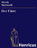 Cover-Bild zum Titel 'Der Fürst' von 'Niccolò Machiavelli'